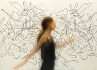 Traces II--140 x 110 cms . Acrylic on panel